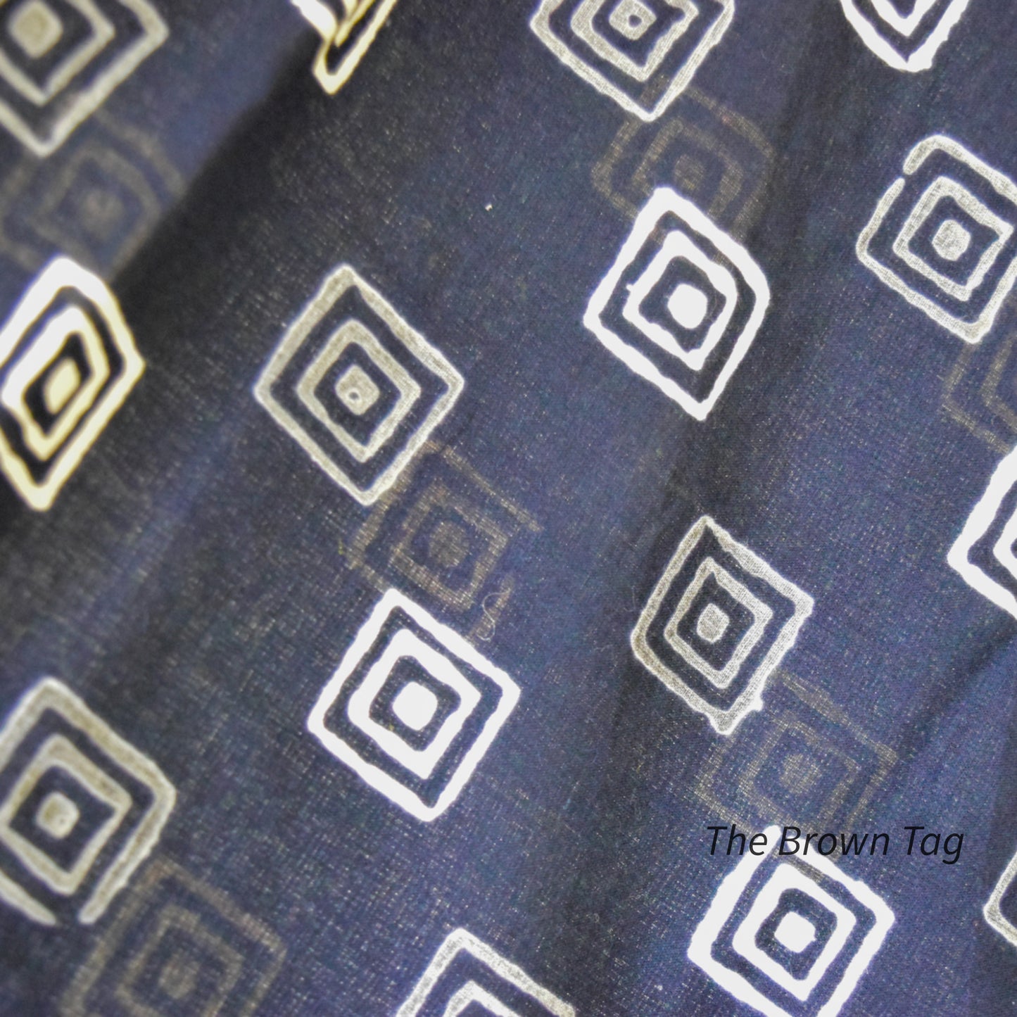 Black block printed short Harem pants