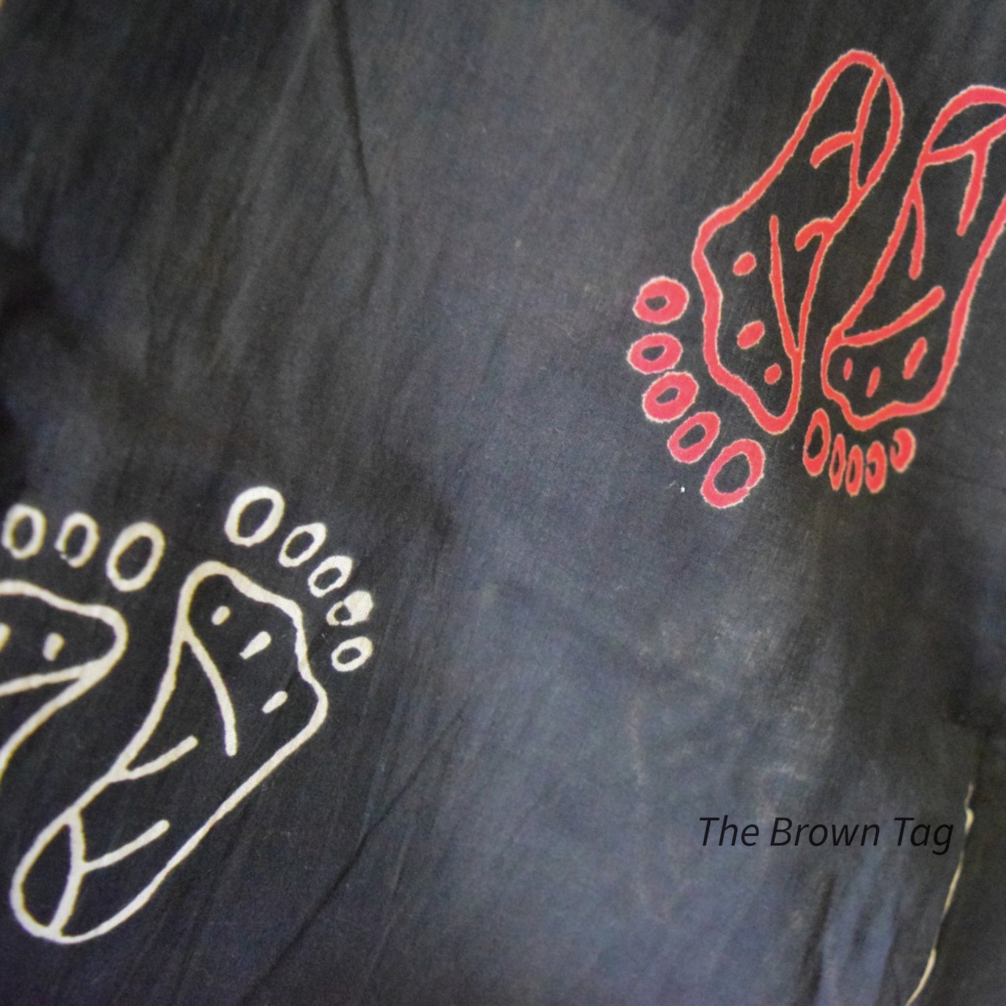 Black block printed Harem pants