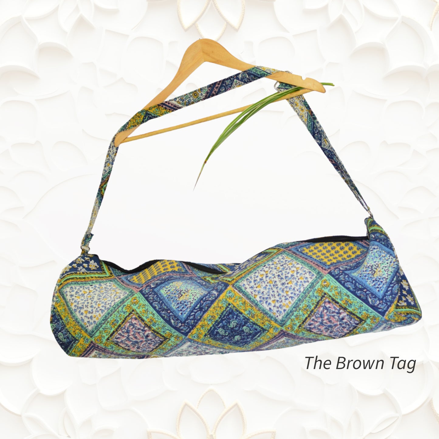 Multicolored pattern yoga mat bags - Large